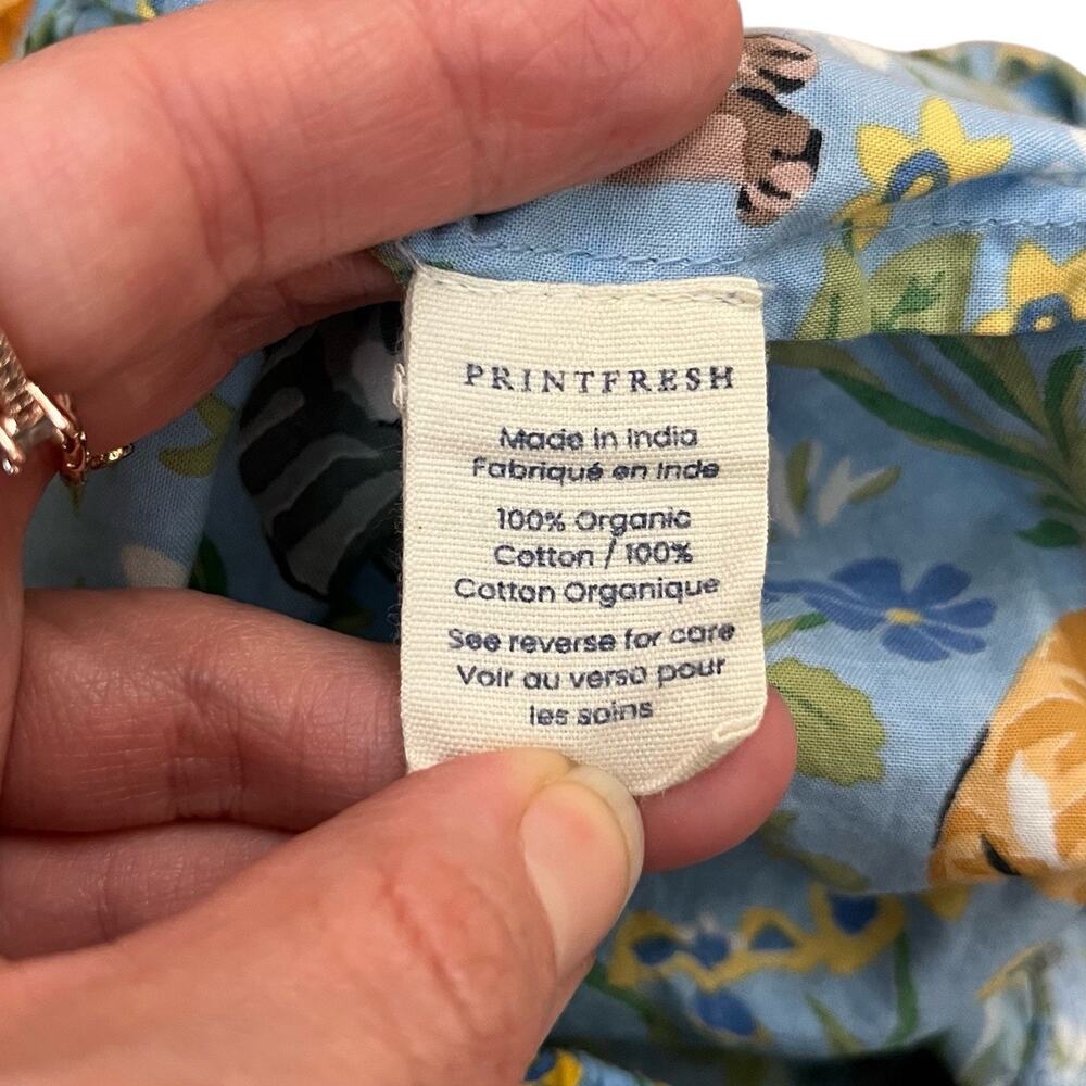 Printfresh Blue and Green Animal Print Pajama Pants - Picture 6 of 8